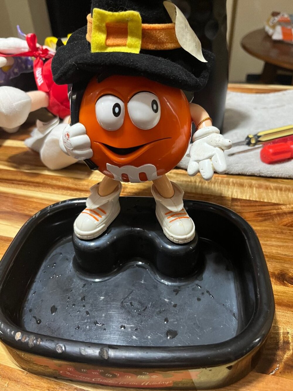 Vintage 1999 M&M's Animated Talking Halloween Candy Dish